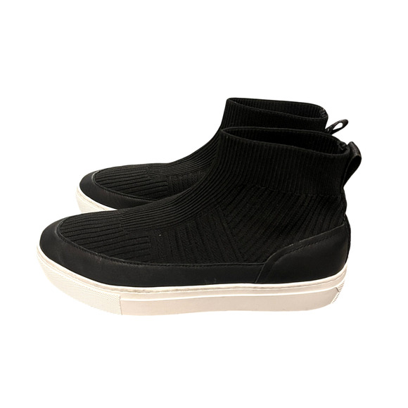 Greats Brooklyn 7 Hightop Sneakers Sock Boots $199 Stretch Ankle Bootie Black - Picture 5 of 11